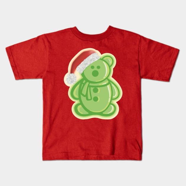 Gummy Bear - Merry Beary Christmas Kids T-Shirt by Creasorz